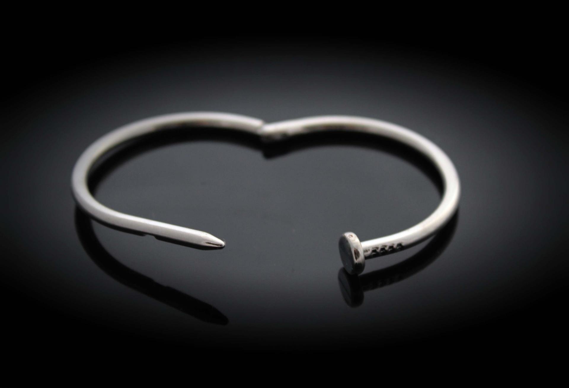 Steel Screw Punk Rivet Bangle