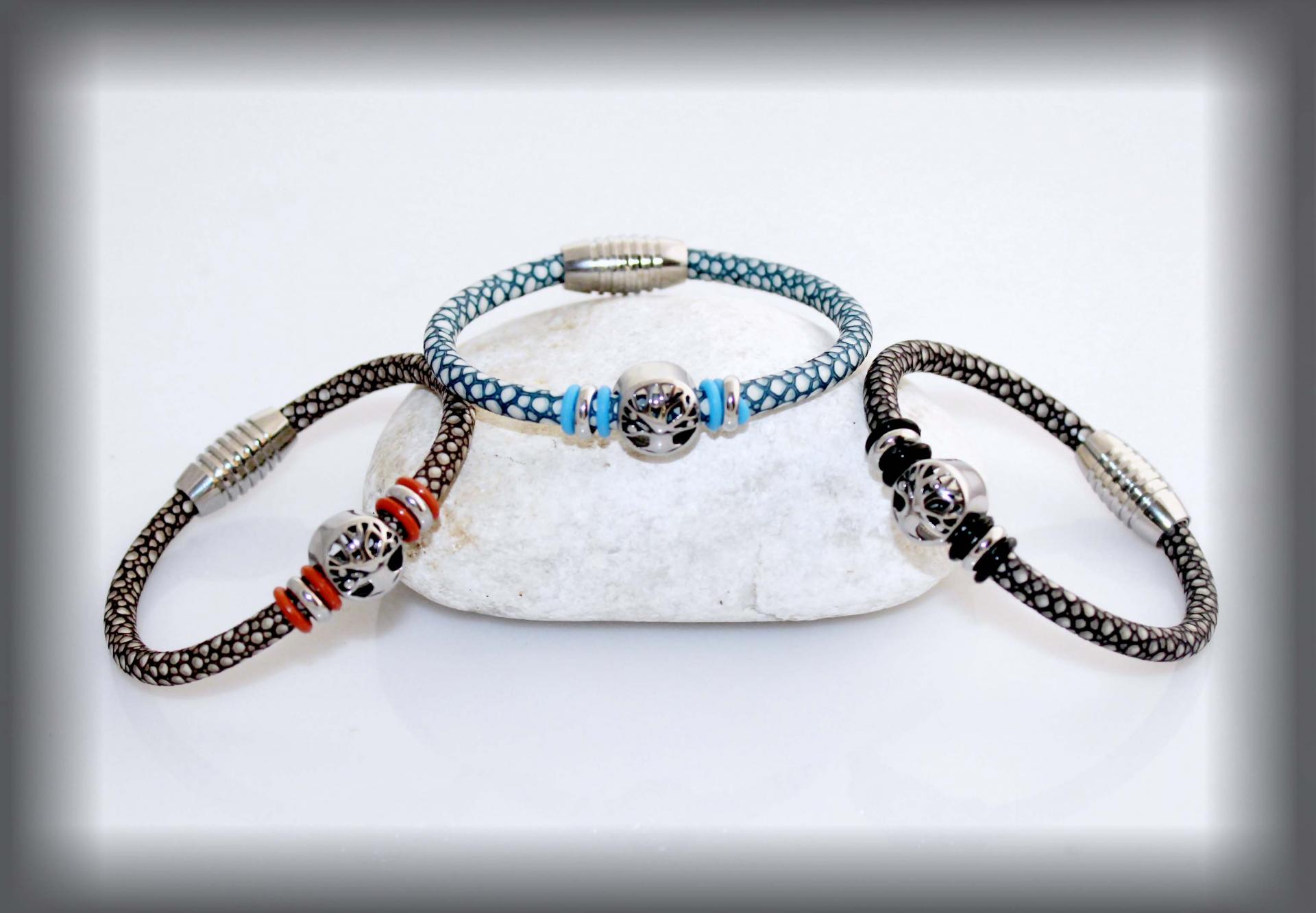 Tree Of Life Leather & Steel Bracelet - Customisable!