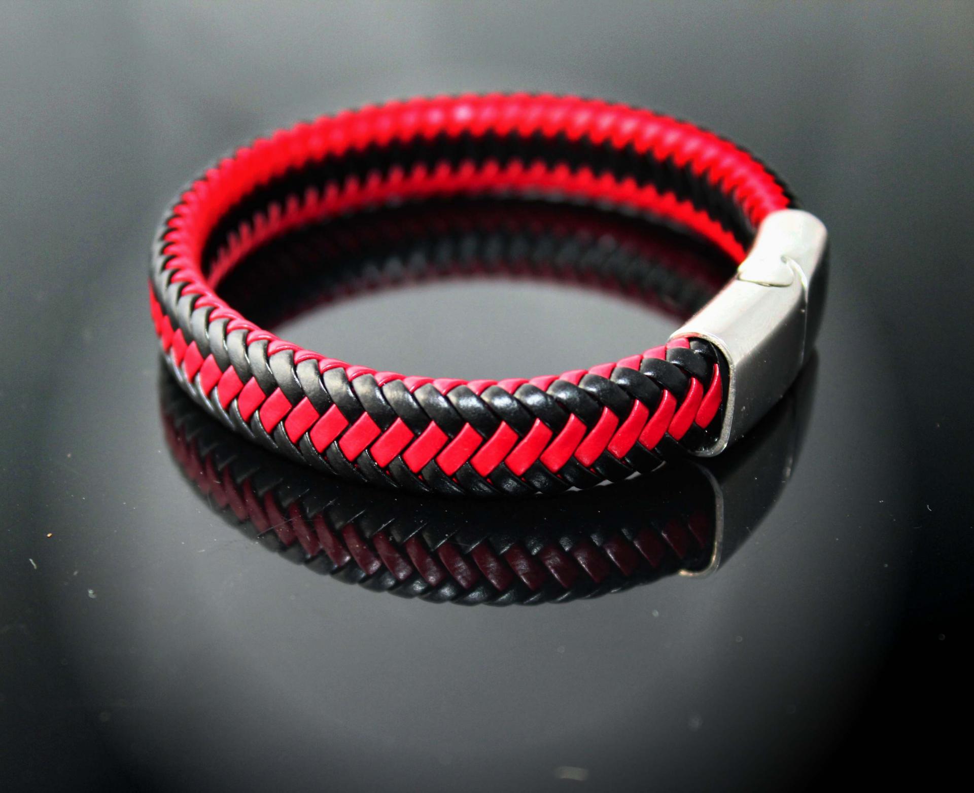 Wide Braid Bracelet Dual Colour! - 3 Colours! Customisable!