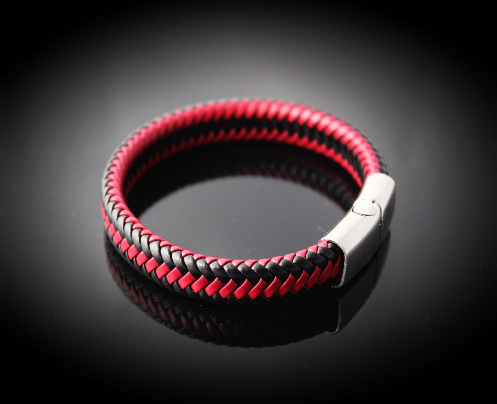 Wide Braid Bracelet Dual Colour! - 3 Colours! Customisable!