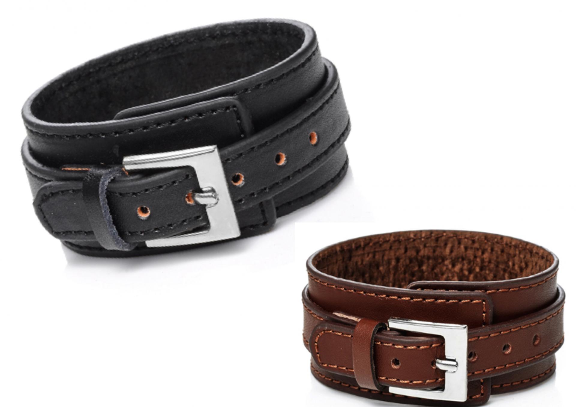 Leather Belt 18 To 30 Mens Fancy Bracelet