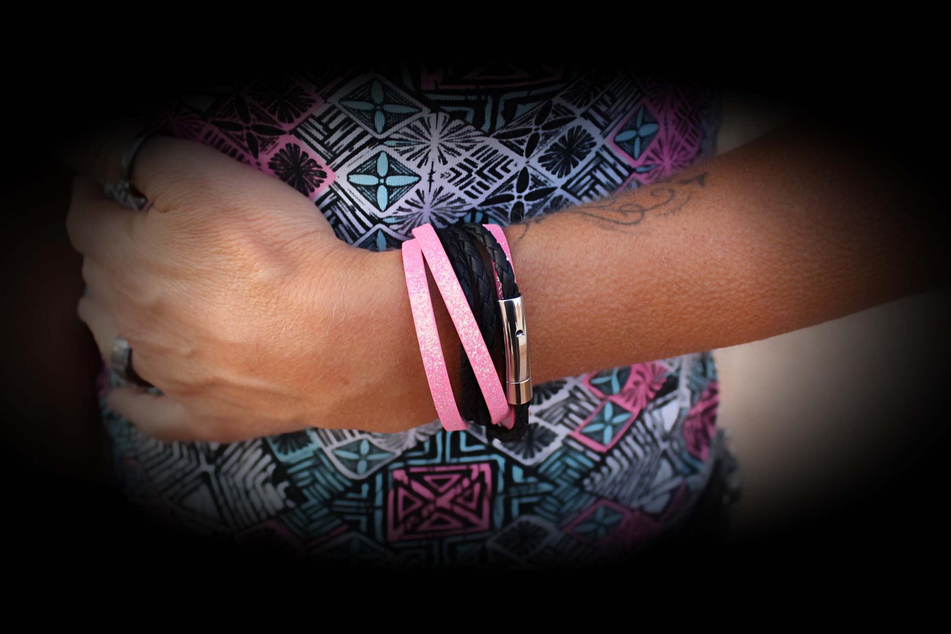 Wraparound Double Layer metallic leather Bracelets - Lots of Designs!