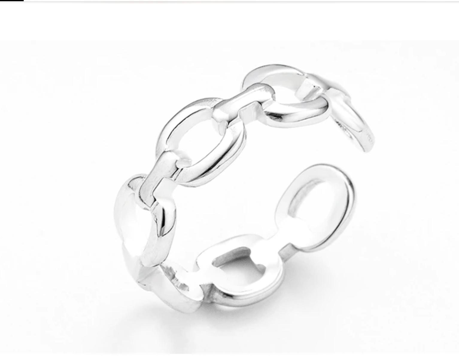 Adjustable Ring Retro Chain Style