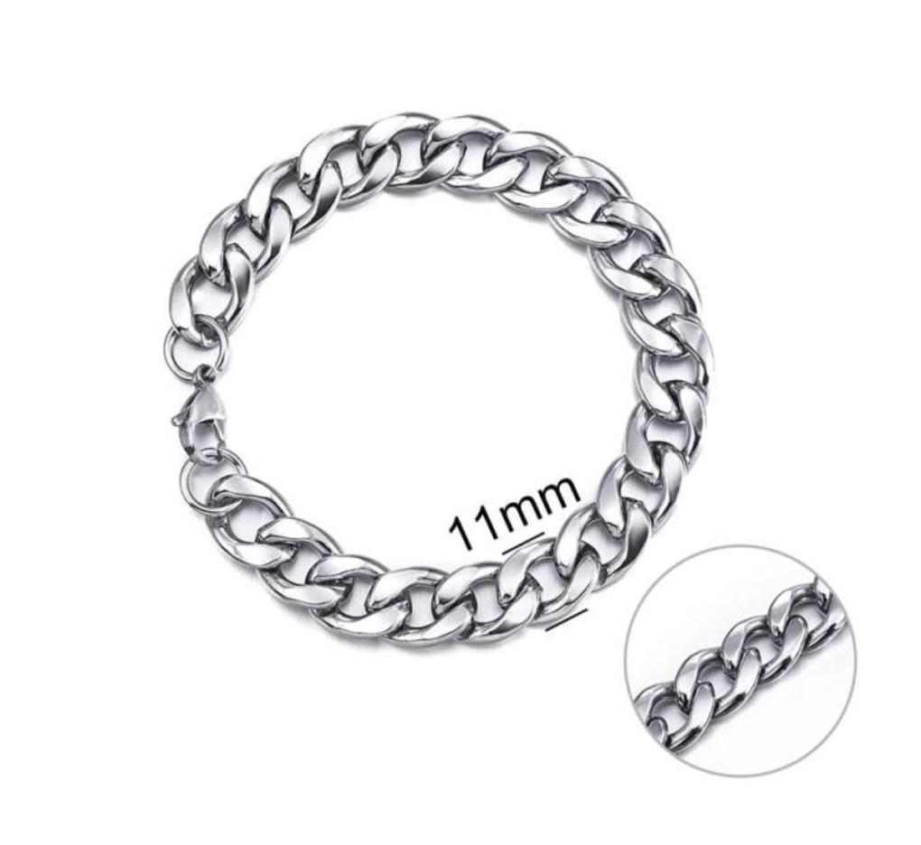 Cuban Link Stainless Steel Bracelet