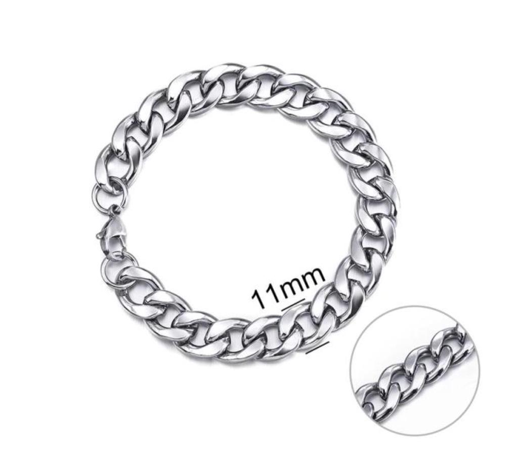 Cuban Link Stainless Steel Bracelet 