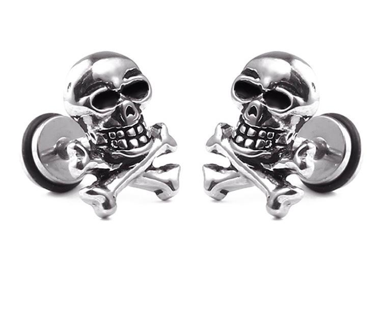 Skull & Crossbone Spooky Labrets
