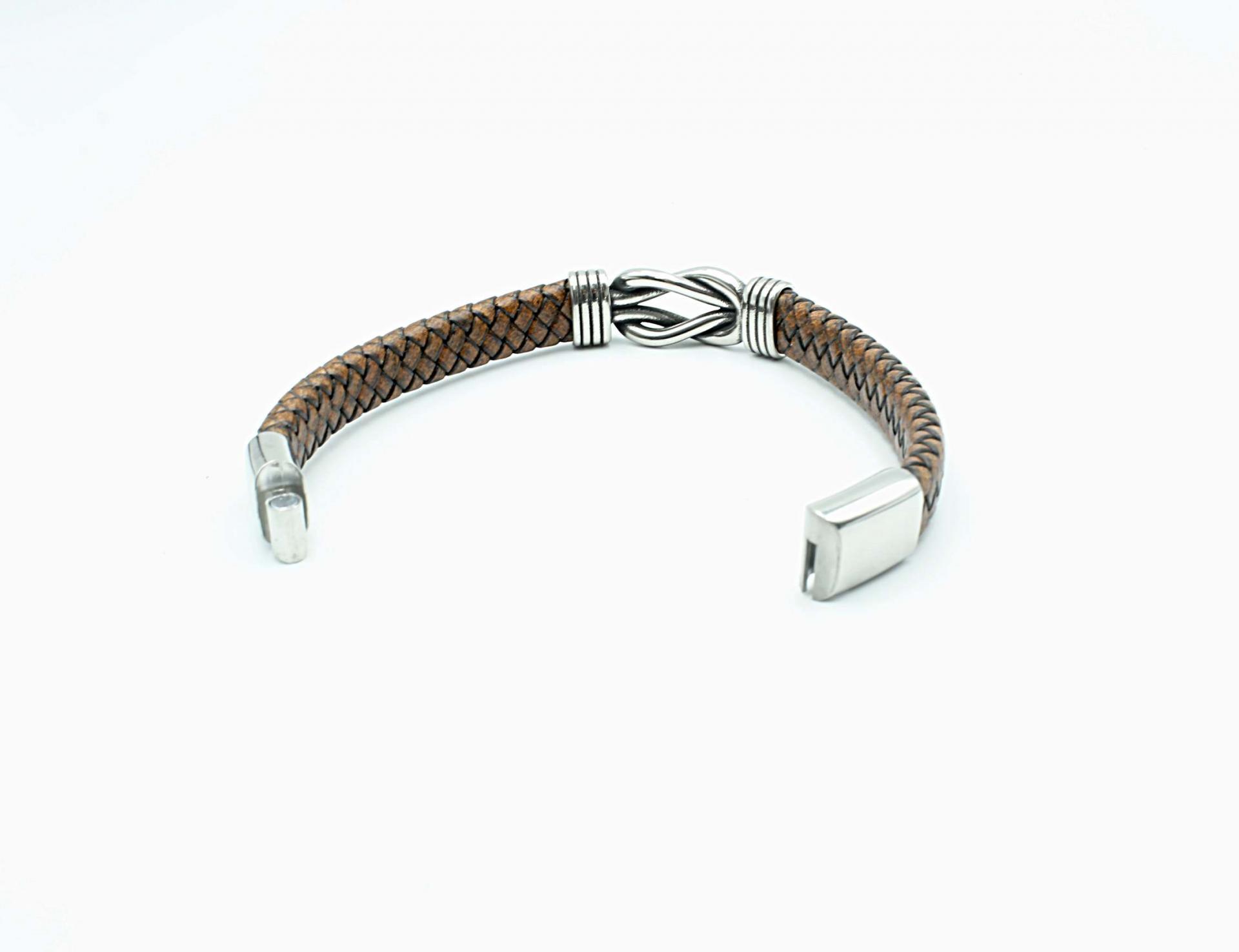 Coffee Knot Unisex Leather Bracelet