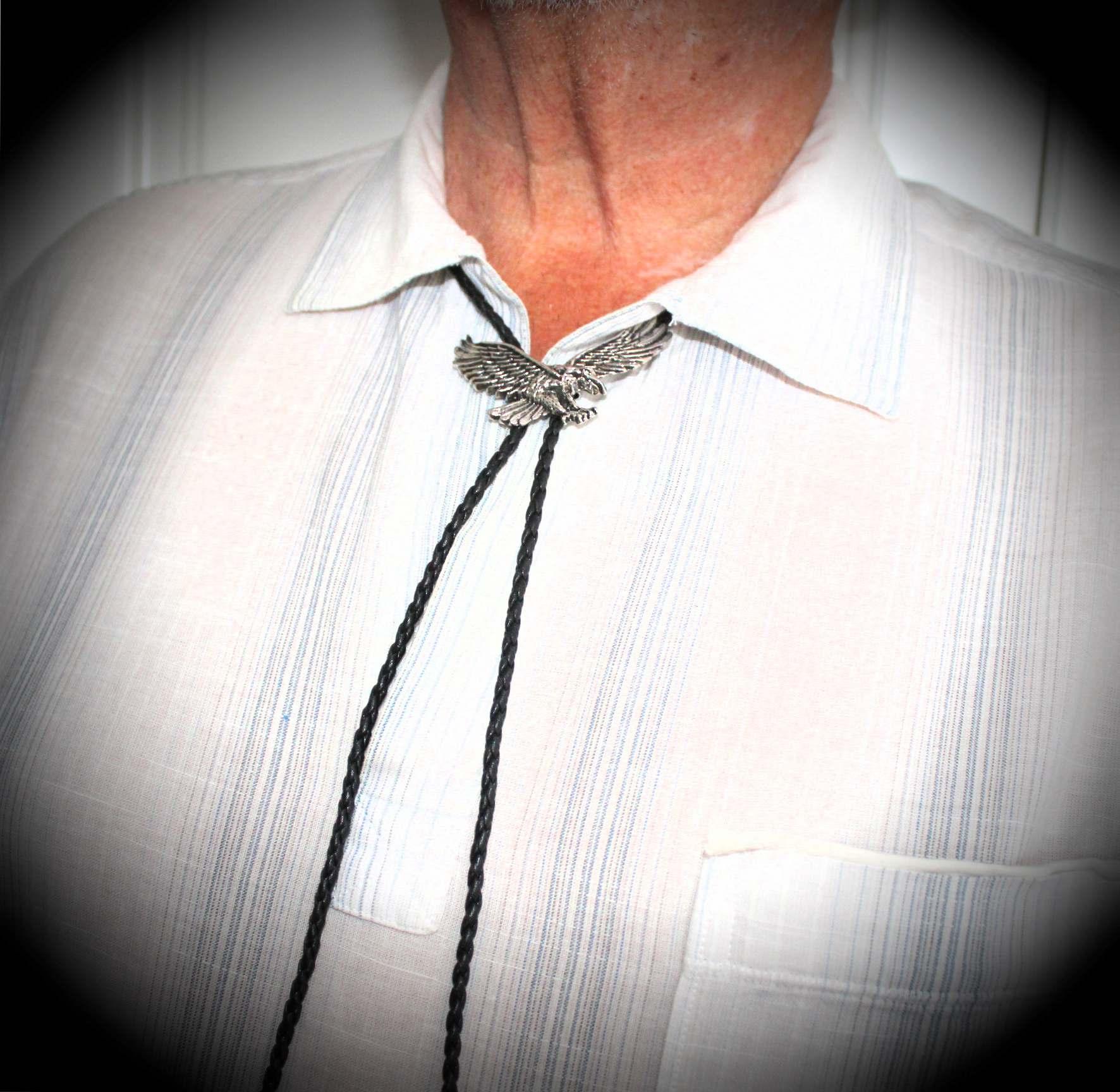 Cowboy Eagle Bolo Necktie