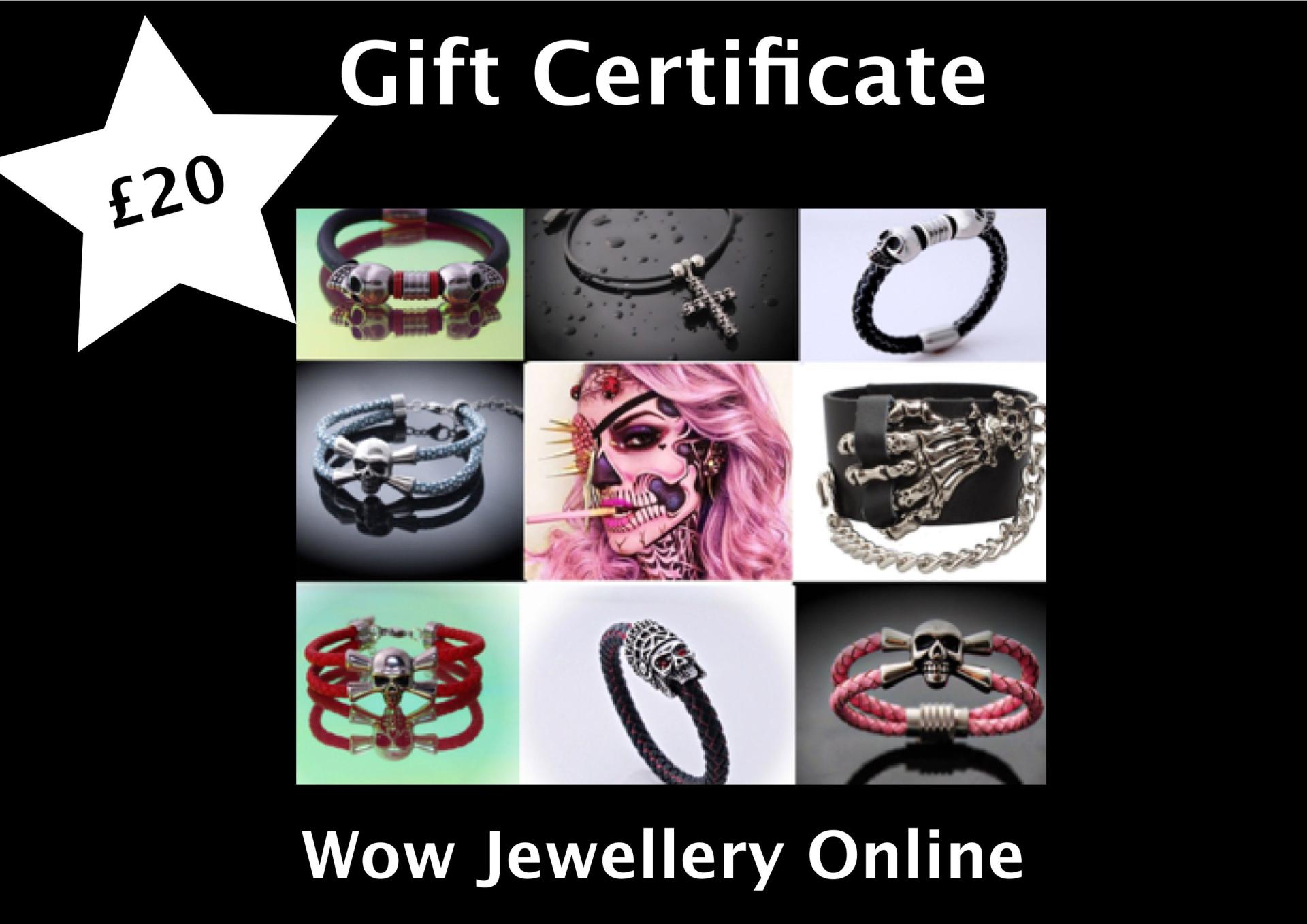 Gift Certificate - Wow Jewellery Online