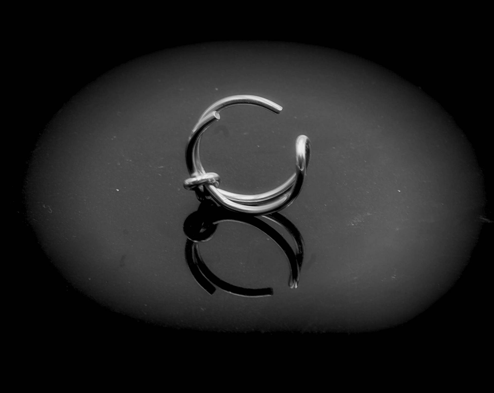 Adjustable Knot Ring Stainless Steel