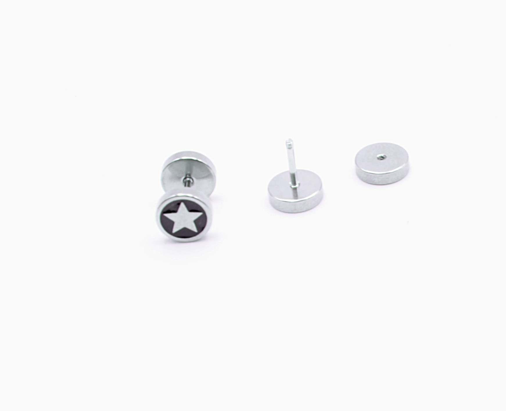Star Design Fake Ear Plug