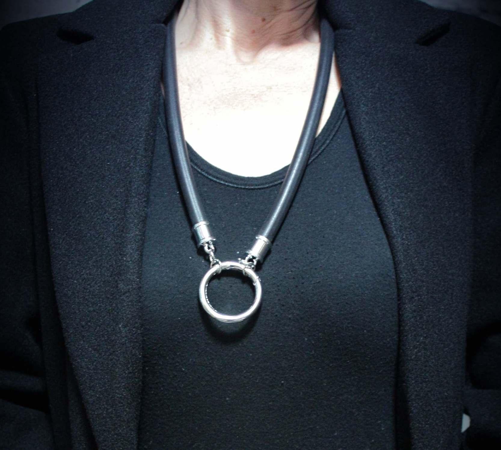 Rubber O Ring Necklace