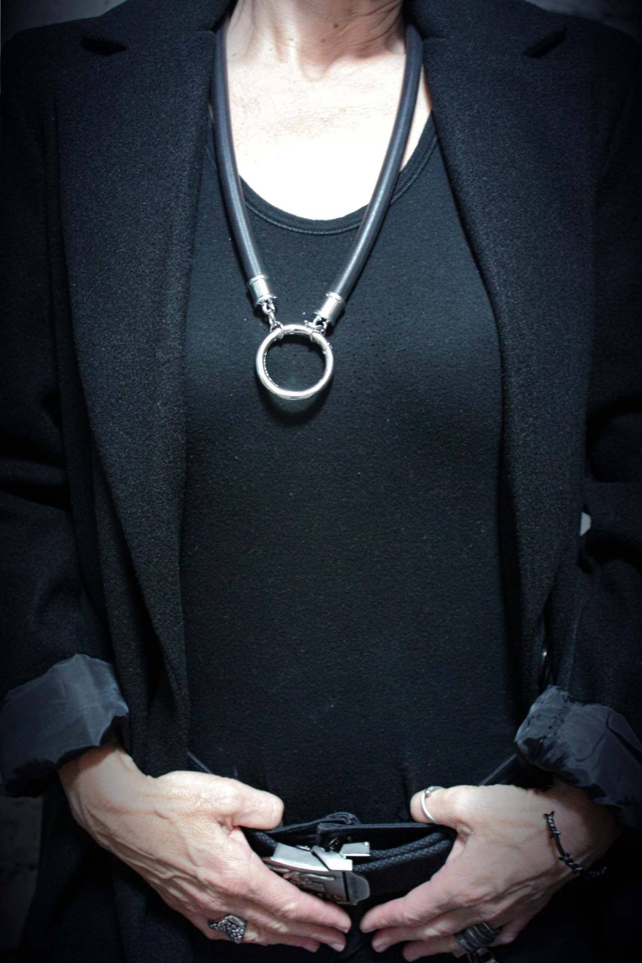 Rubber O Ring Necklace