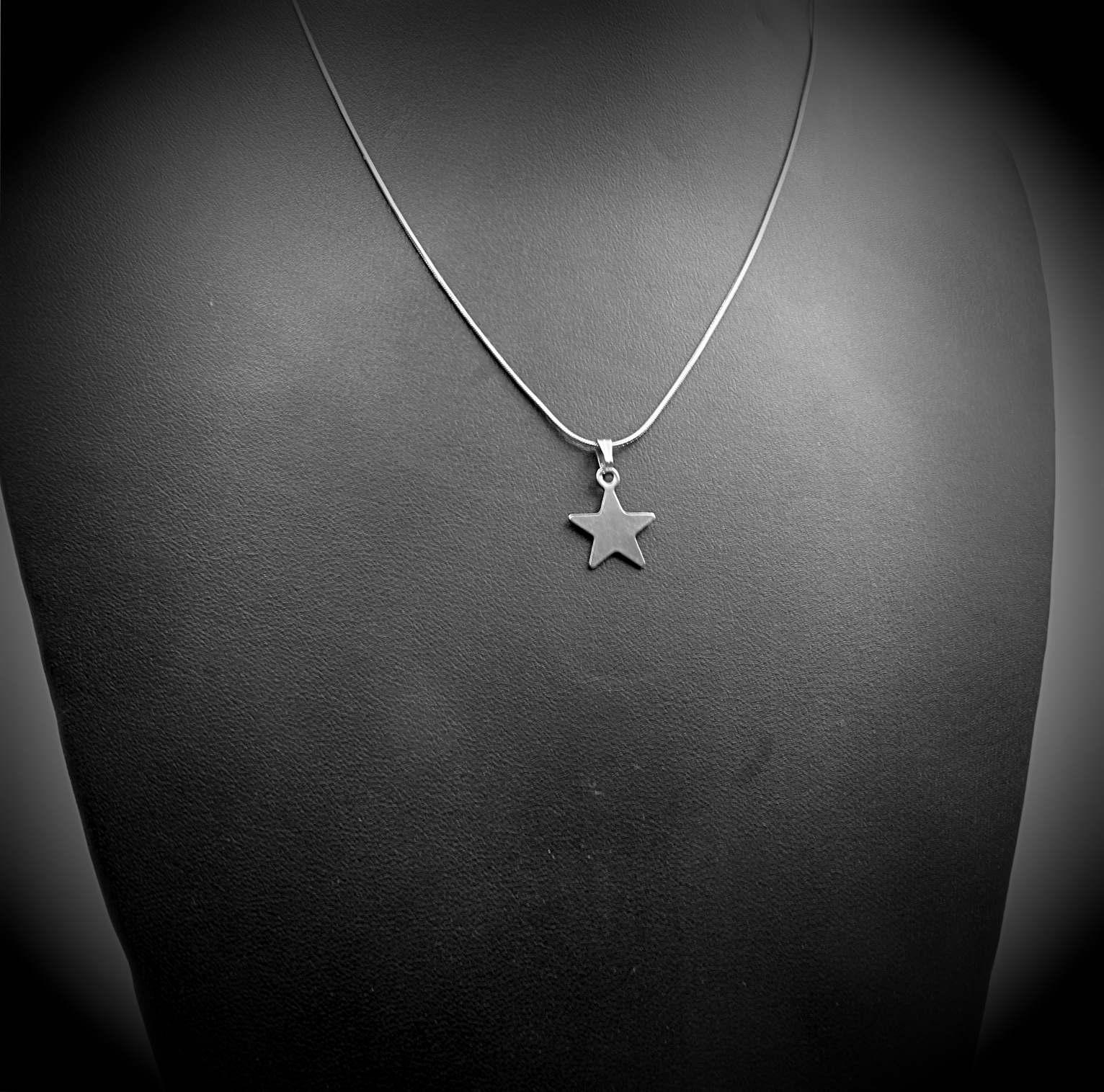 Stainless Steel Star Necklace