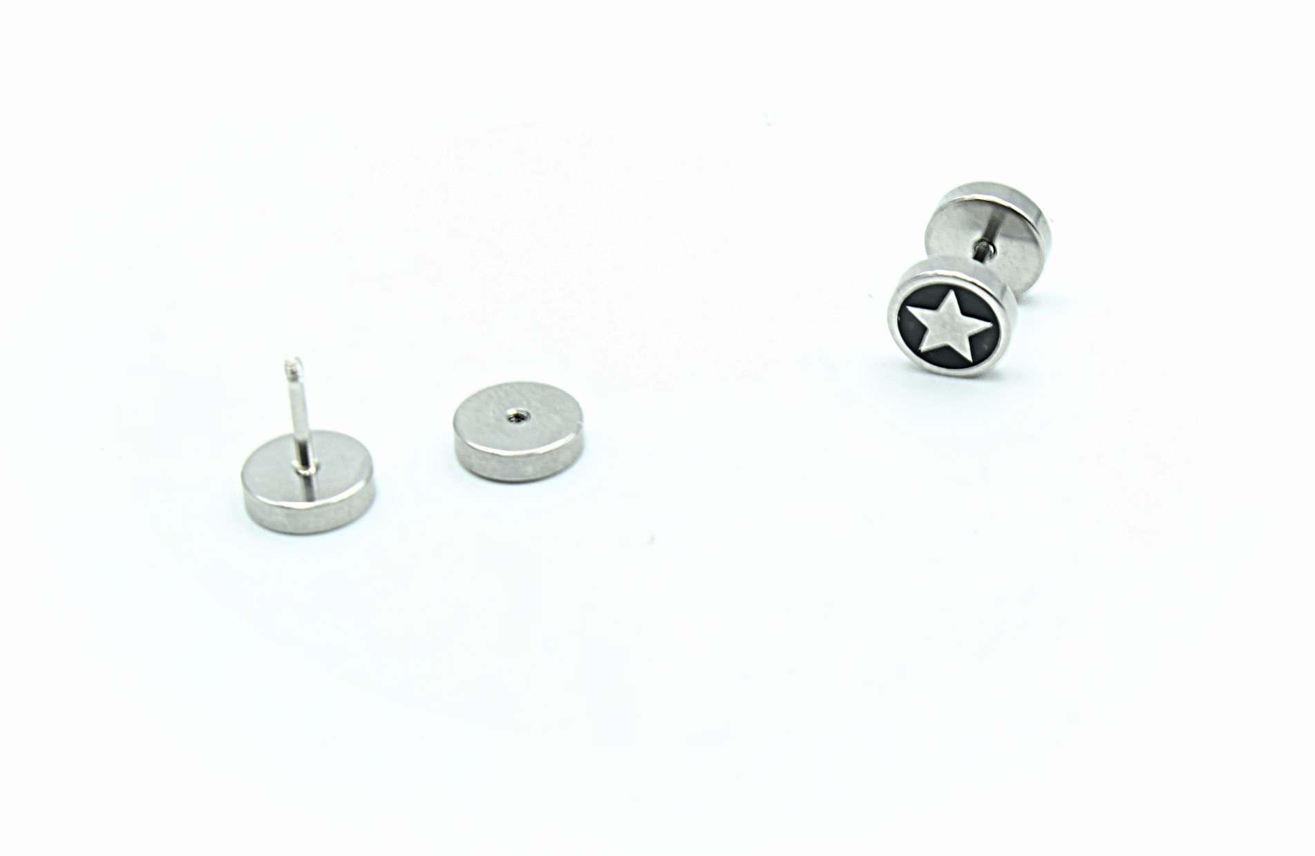 Star Design Fake Ear Plug