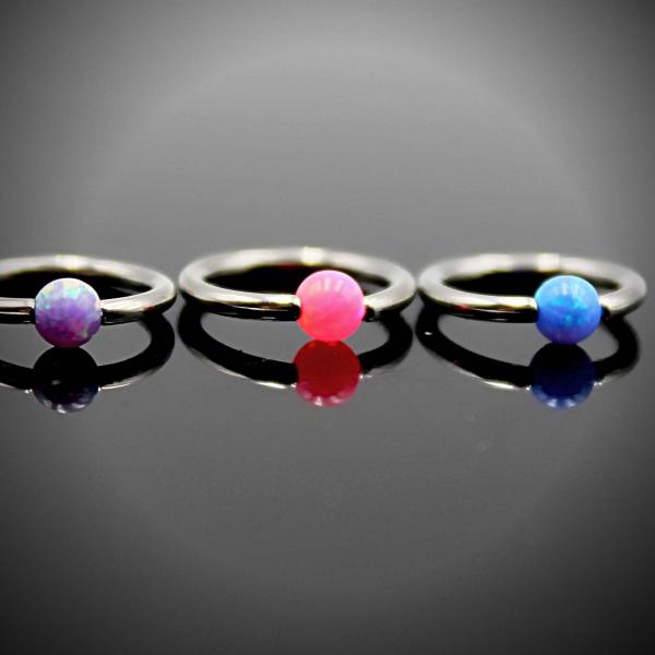 BCR Captive Ring With Opal 
