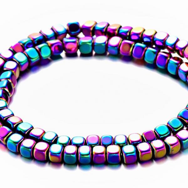 Hematite  Rainbow Double Layer Bracelet