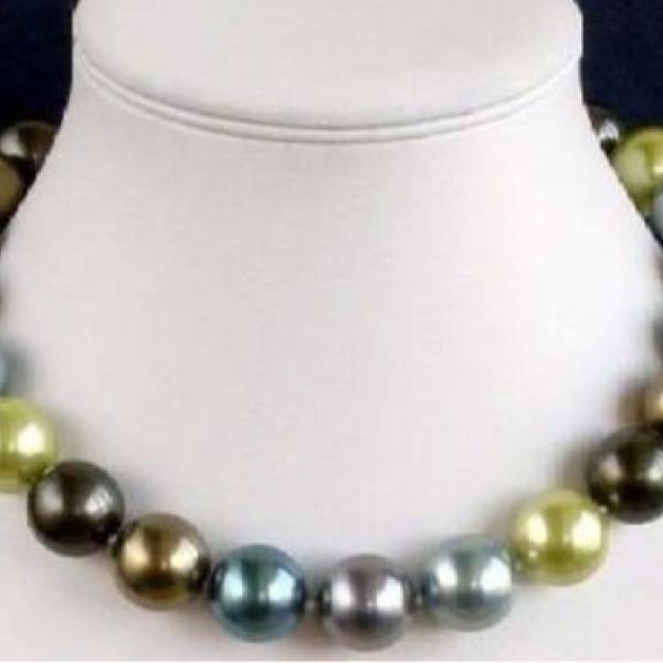Multicolour South Sea Shell Pearl Necklace