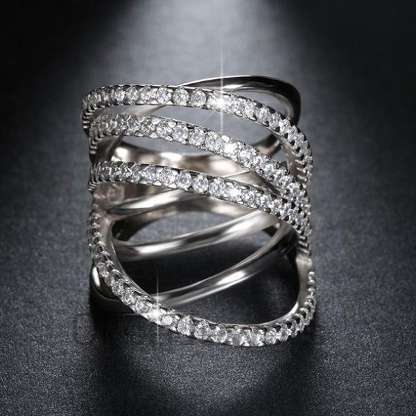 Asymmetrical Exaggerated Raised Ring