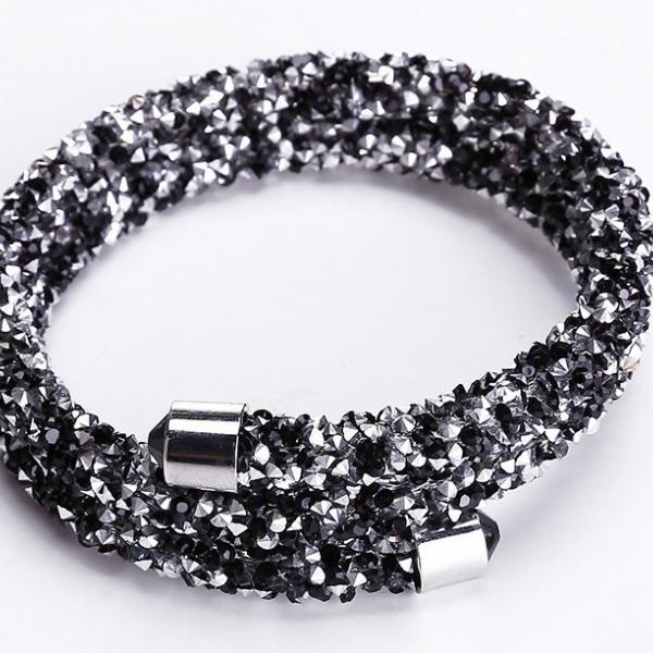 Crystal Multiwrap Bangle - Choice of Colours