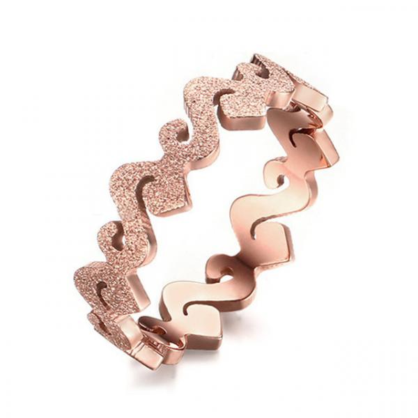 Rose Gold Wavy Ring