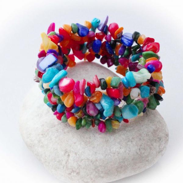 Natural Shell Chips Bracelet