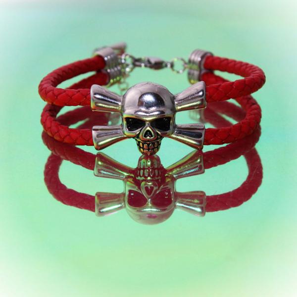 Skull Pirate Double Layer Bracelet - Customisable!