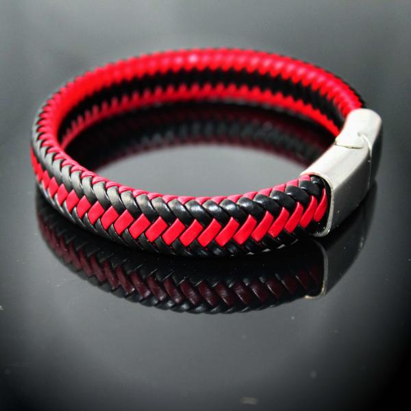 Wide Braid Bracelet Dual Colour! - 3 Colours! Customisable!