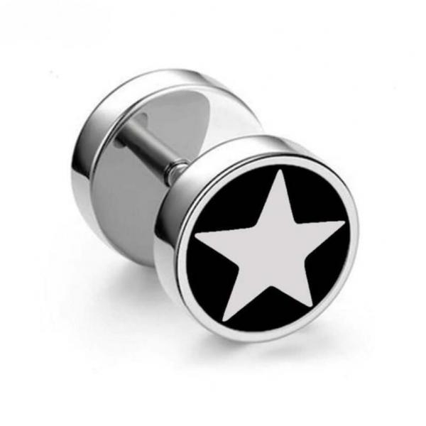 Star Design Fake Ear Plug