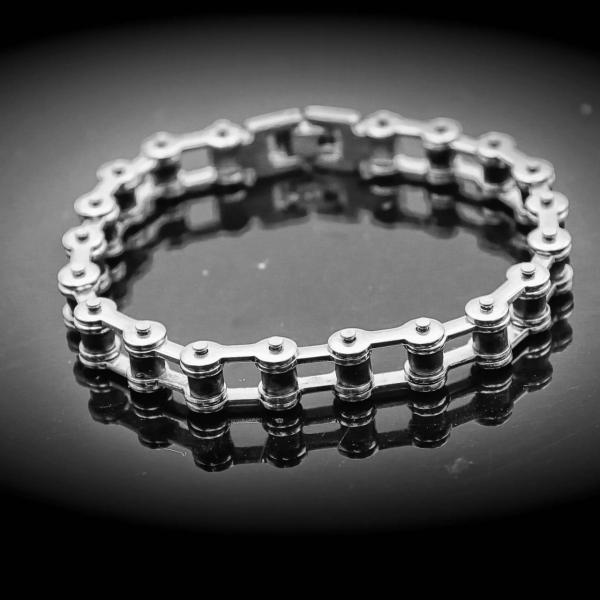 Biker Punk Motorcycle Link Chain Bracelet 