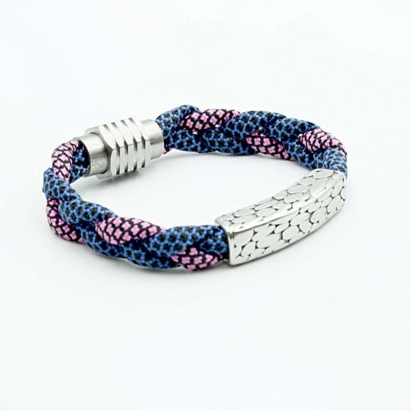 Plaited Crocodile Paracord Bracelet