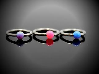 BCR Captive Ring With Opal 