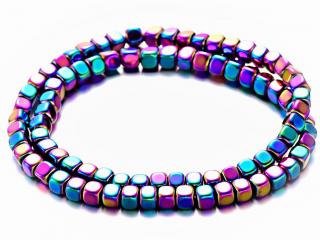 Hematite  Rainbow Double Layer Bracelet
