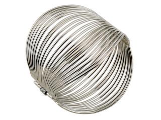 Multilayer Geometric Wire Bangle