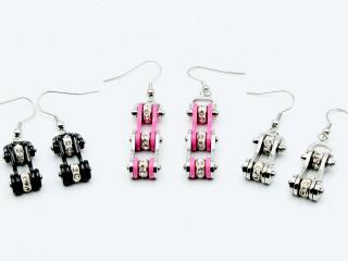 Motorcycle Chain Earrings 