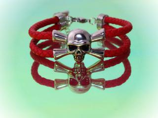 Skull Pirate Double Layer Bracelet - Customisable!