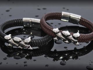 Wide Braid Bracelet With Interwoven Design - Customise!