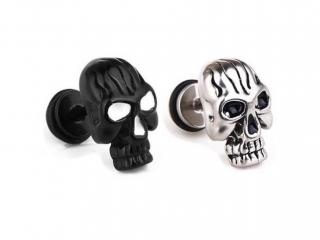  Wicked Skull Labrets  Black Or Silver