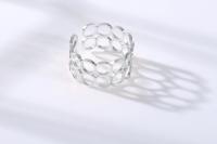 Circles Adjustable Ring In Stainless Steel